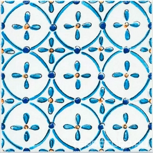 Керамическая плитка Kerama Marazzi Капри Вставка  майолика А4859.9х9.9 Комбинированный 