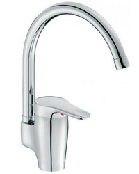 Смеситель для кухни Kandel, гибкая подводка, хром XX