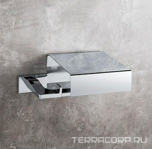 Держатель туал.бумаги, с крышкой, хром,  Colombo Look B1691.000