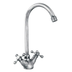 Смеситель д/кухни, высокий излив, хром ZZ