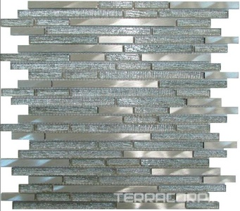 Мозаика Спектр-М Микс стекло Мозаика из стекла на сетке SK10-035 30x34 Комбинированный 