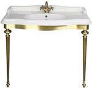 Консоль напольная под раковину Simas Arcade 105см арт. AR 874, (цв. золото),  ZZ TW Collection Bristol TWBR874.3oro