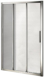 Душевое ограждение раздвижное Orion WTW-100-G-СH, стекло Грейп. профиль хром XX