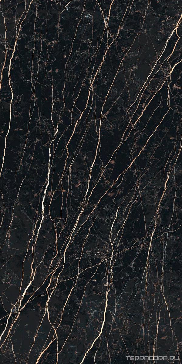 Керамогранит Florim Magnum Prexious of REX Thunder Night Glossy 160x320 Черный, фото 7