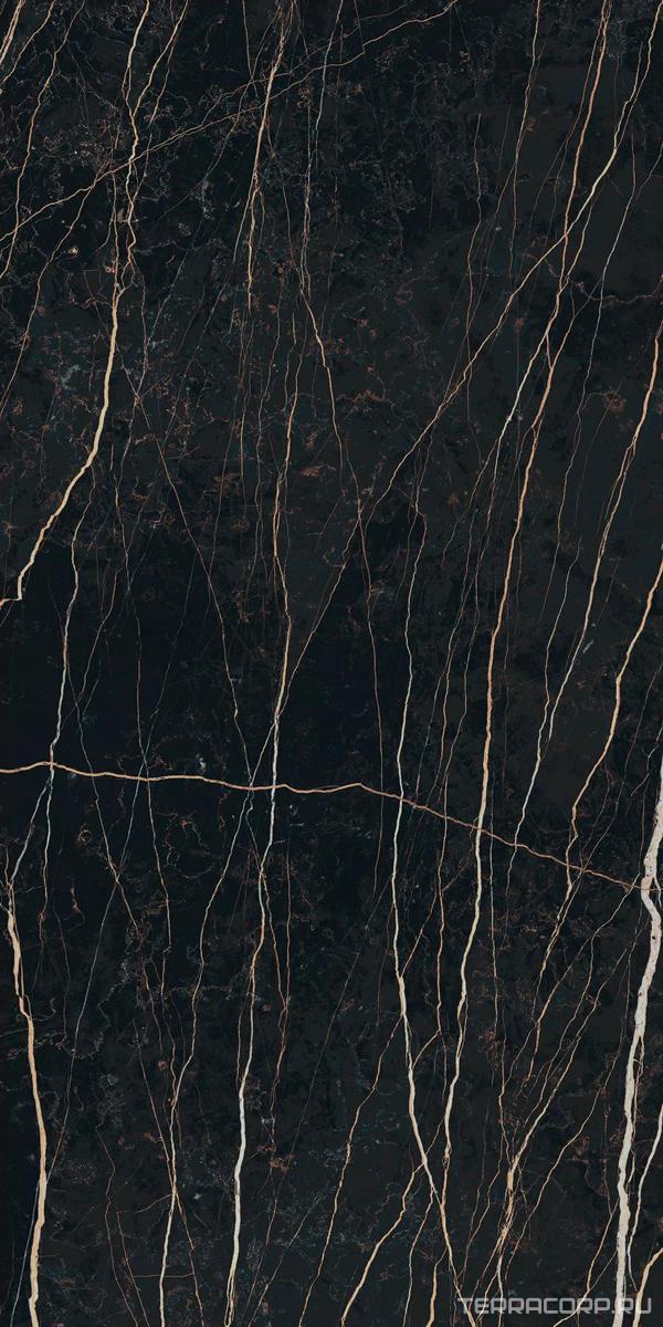 Керамогранит Florim Magnum Prexious of REX Thunder Night Glossy 160x320 Черный, фото 5