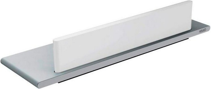 Полочка (корзинка) для душа 328х100хh63мм, со встроенным стеклоочистителем, (цв.хром / алюминий серебристый анодированный),  ZZ Keuco Edition 400 11559 170000