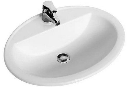 Раковина встраиваемая сверху 520*410 мм, с отверстием под смеситель KL Roca Adora 7327204000 / 327204000