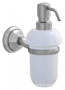 Дозатор настенный (держатель цв.хром, керамика),  ZZ Andrea Catarina CAK418 CR
