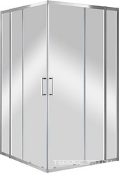 Душевой уголок 1200(1180-1205)х1200(1180-1205)хh1900мм, квадрат, (стекло прозр.Idrorepellente 6мм, фурн.цв.хром), Molveno ZZ