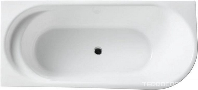 Ванна 1500x780xh600мм, L Левая, акрил, слив-перелив цв.хром в комплекте, BelBagno ZZ BelBagno Универсал BB410-1500-780-L
