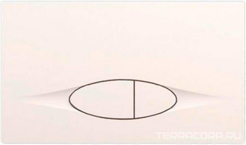 Клавиша двойного смыва для инсталляции, цвет белый ZZ Jacob Delafon Универсал E29026-01R