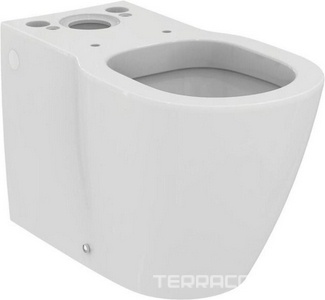 Чаша напольного унитаза, выпуск в стену, БЕЗ сиденья, крепеж к полу в компл.,  KL Ideal Standard Connect E803701