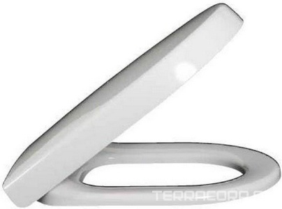 Сиденье для унитаза "Compact", с микролифтом, (крепления в комплекте), (цв. 01 белый),  ZZ Villeroy & Boch Architectura 9M66S201