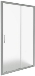 Душевое ограждение "Infinity" - 1200x1850 прямое (от стены до стены), проф.хром, стекло Грейп XX