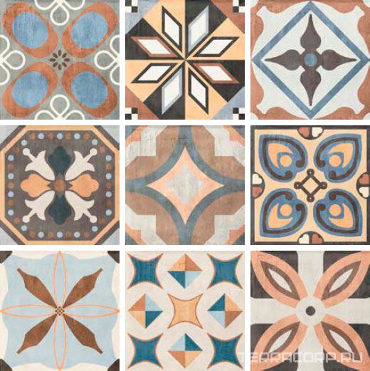 Керамогранит Sant Agostino Patchwork Colors Mix 9 видов 20x20 Комбинированный, фото 4