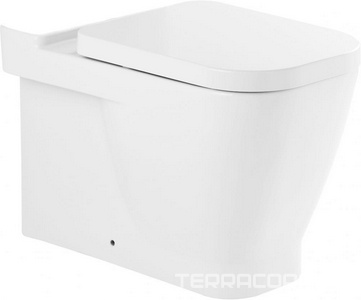 Чаша напольного унитаза, 62,4,x35см, безободковый Rimflush, без бачка арт.1341110LM и сиденья,  ZZ Sanindusa Look 134024004