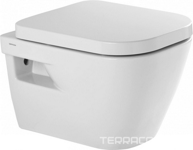 Унитаз подвесной компактный 50x35см, без сиденья,  ZZ Sanindusa Look 134032004