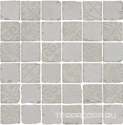 Про Фьюче серый светлый мозаика дек. SAB+BR (гр.) 30x30| ZZ