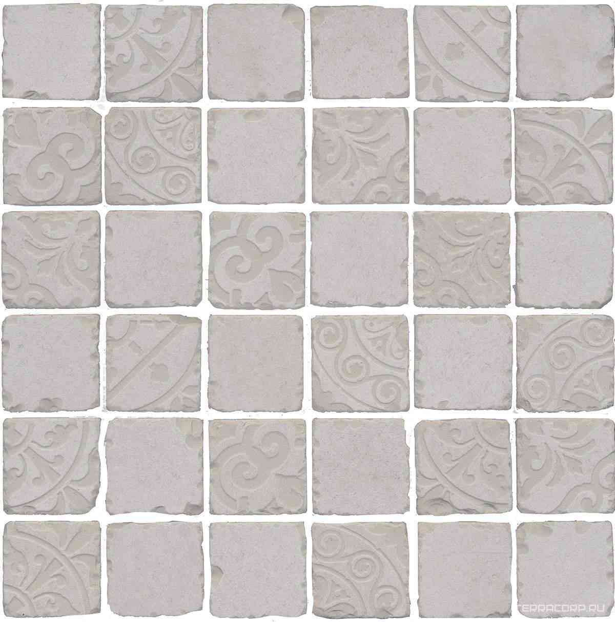 Про Фьюче серый светлый мозаика дек. SAB+BR (гр.) 30x30| ZZ
