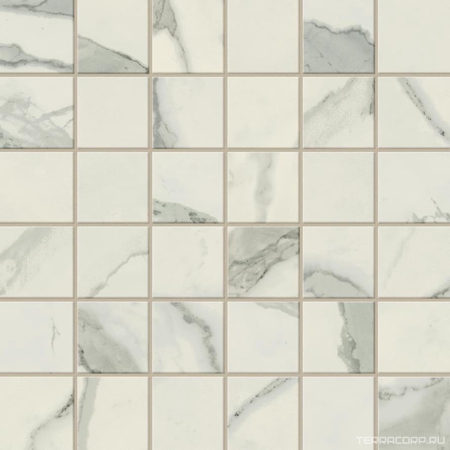 Мозаика AtlasConcorde Россия EMPIRE Empire Statuario Mosaic /ЭМПАИР СТАТУАРИО МОЗАИКА 30x30 Белый, фото 3