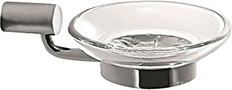 Мыльница настенная, хром/стекло ZZ Iddis Renior L042