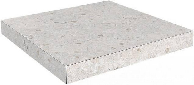 Ступени Kerama Marazzi Терраццо  беж светлый угл. кл. ст. гр. 33х33 ZZ Бежевый 