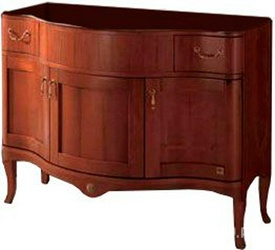 Тумба на ножках под раковину с 3-мя двер. 102хh81х58см, цв.орех (035) БЕЗ столешницы арт.804 867 и раковины арт.851 060, Elisabeth ZZ