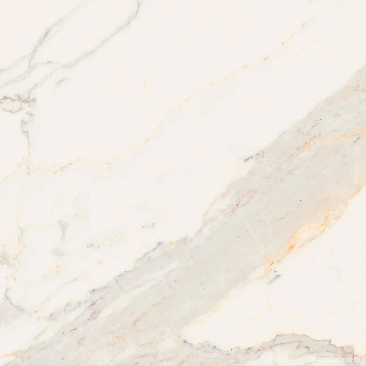 Керамогранит Fioranese Marmorea Bianco Calacatta Lev Rett (п.п) 60x60 Белый, фото 4