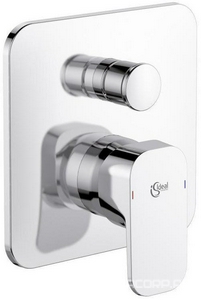Смеситель для душа, встраиваемый в стену, с переключателем, БЕЗ встраиваемой части арт.A1000NU, (цв.хром),  ZZ Ideal Standard Tonic II A6340AA