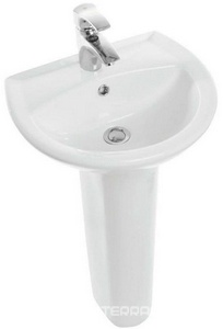 Раковина " 48", 480x415x150 мм, с 1 отв., без комплекта крепежа, белый Sanita Аттика WB.PD/Attica/48-C/WHT.G/S1  (ATC46SAWB01)