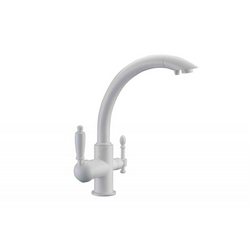 Смеситель Zorg Clean Water ZR 314 YF-33 white для кухонной мойки| 15x32x28