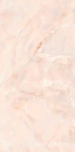 Керамогранит Ariostea Ultra Onici Onice Pesca Lucidato (Shiny) 6 mm 150x300 Розовый 