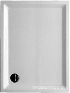 Поддон душевой прямоуг.120х90хh8.5cм, акрил, отверст.д/выпуска 90мм (без сифона и ножек) , ZZ Duravit Starck 720017