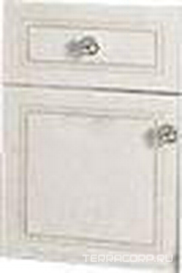 Шкаф дополн. для тумбы под раковину, 35,2х47см, выдв. ящик и распшн. дверь, петли слева, ручки цв. хром,  ZZ Labor Legno Hermitage HE 0/10С ARG SX