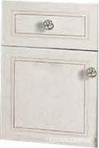 Шкаф дополн. для тумбы под раковину, 35,2х47см, выдв. ящик и распшн. дверь, петли слева, ручки цв. хром,  ZZ Labor Legno Hermitage HE 0/10С ARG SX