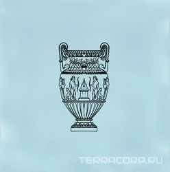 Декор Авеллино голубой Амфора A507 |15х15