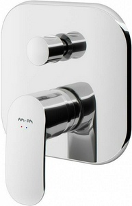 Смеситель для ванны/душа однорычажный, встраиваемый в стену, без внутр.части (арт.F100100), хром ZZ AMPM Sensation F3085000