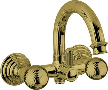 Смеситель для ванны, (цв.бронза, ручки круглые),  ZZ Cezares Olimp OLIMP-VD-02-M