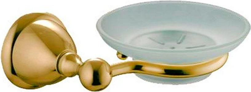 Мыльница настенная, (стекло матовое, держатель цв. бронза),  ZZ Fima Carlo Frattini Style F6043/2BR