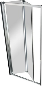 Дверь в нишу 900хh1950мм, складная во внутрь, вход 650мм, правая/левая, (стекло прозр. 6мм, фурн.цв.хром),  ZZ Cezares Anima ANIMA-W-BS-90-C-Cr