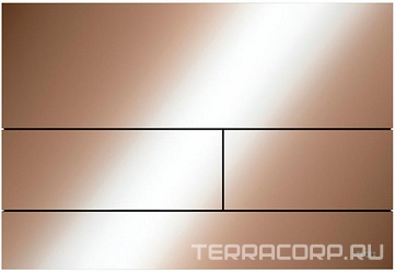 Панель смыва с двумя клавишами, для застен.модуля д/унит.,д/гориз/вертик. установки,(металл цв.глянец,красный,позолоченный), TECEsquare ZZ