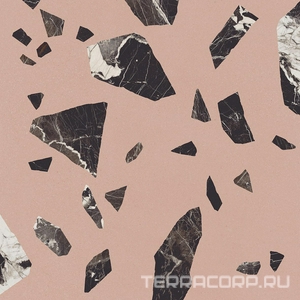Керамогранит Ergon Medley Pink Rock Nat. Rett.ZZ60x60 Розовый 