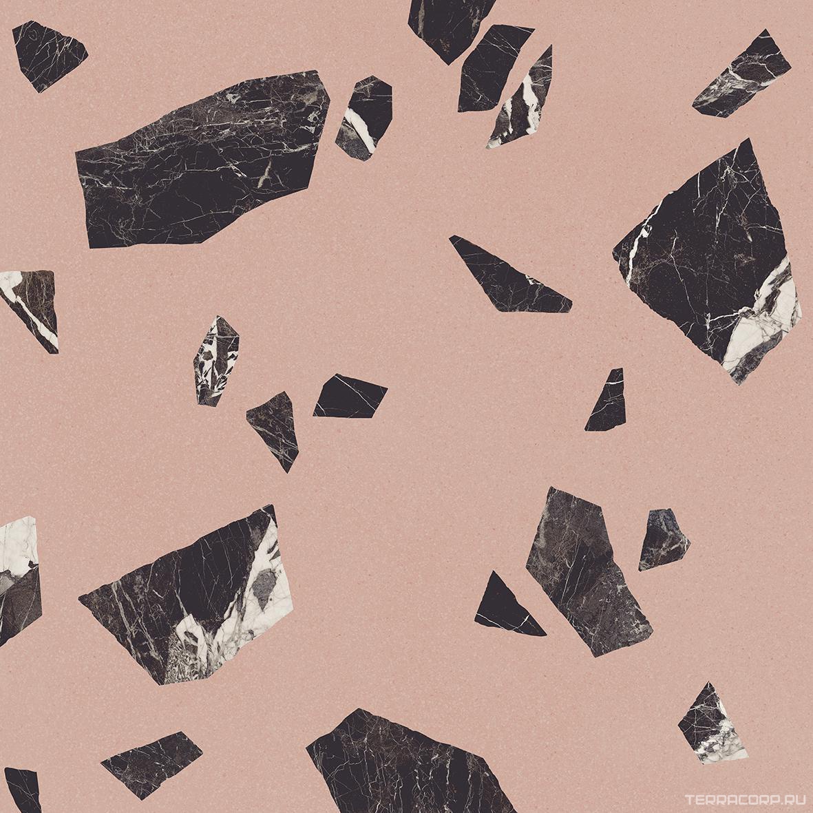 Керамогранит Ergon Medley Pink Rock Nat. Rett.ZZ60x60 Розовый, фото 5