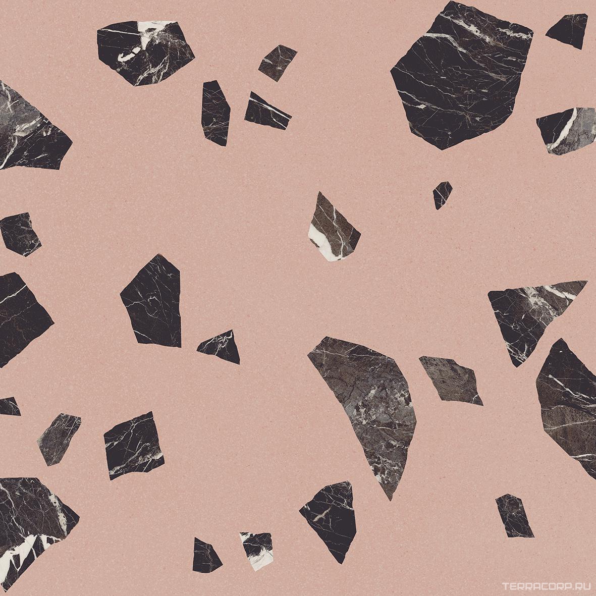 Керамогранит Ergon Medley Pink Rock Nat. Rett.ZZ60x60 Розовый, фото 7