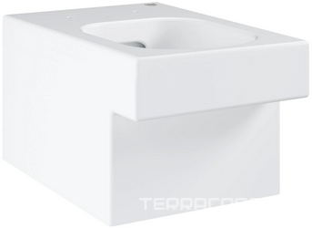 Подвесной унитаз Cube, безободковый, БЕЗ крышки-сидения XX