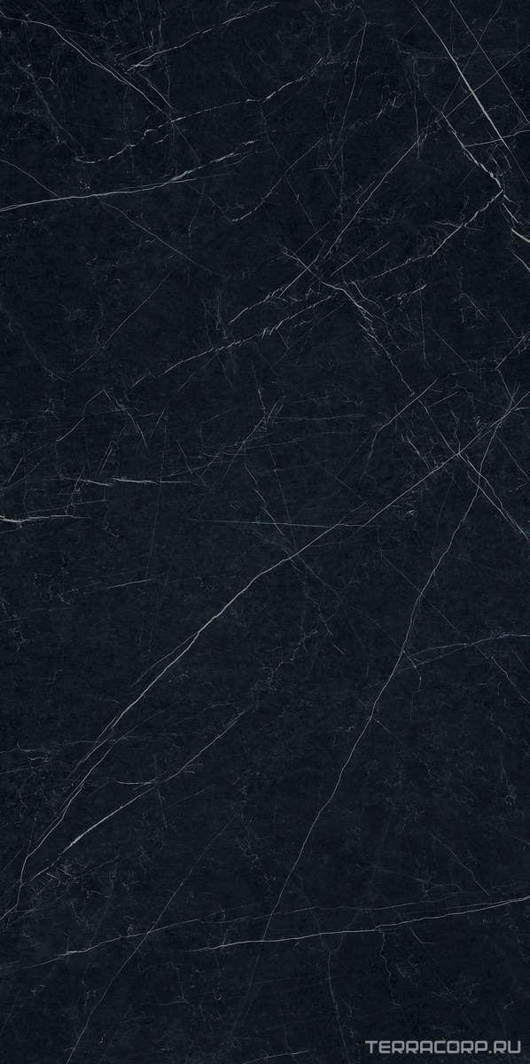 Керамогранит Ariostea Ultra Marmi Nero Marquinia Lev Silk 6 мм ZZ75x150 Черный, фото 5