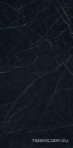 Керамогранит Ariostea Ultra Marmi Nero Marquinia Lev Silk 6 мм ZZ75x150 Черный 
