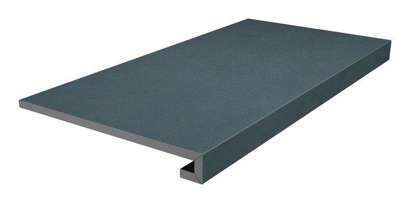 Ступень клееная синий тёмный матовый 33x60 Kerama Marazzi Про Чементо Синий, фото 7