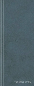 Плинтус  синий тёмный матовый обрезной 12x30 Kerama Marazzi Чементо Синий 