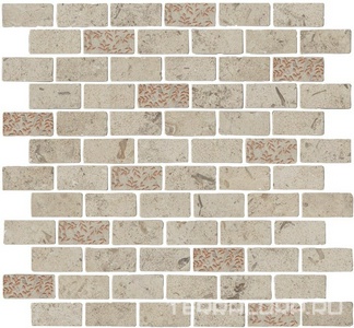 Декор  Антика 2 мозаичный бежевый матовый 30x32 Kerama Marazzi Про Лаймстоун Бежевый 
